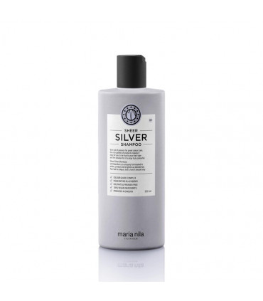 Maria Nila Sheer Silver Shampoo 350ml Shampoo voor blond, grijs en zilvergrijs haar - 1