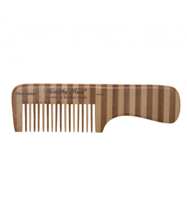 Olivia Garden Healthy Hair Comb 3 Bamboe handvat kam - 1