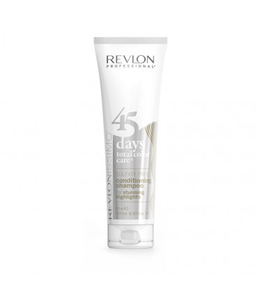 Revlon Professional Revlonissimo 45Days Color Care Silver 275ml Shampoo en Conditioner 2in1 voor Highlights en Wit Haar - 1