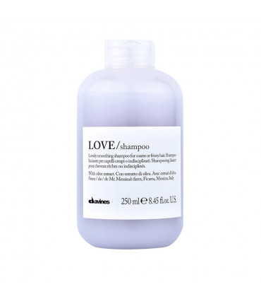 Davines LOVE SMOOTH Shampoo 250ml Een gladmakende shampoo voor kroezend of weerbarstig haar - 1