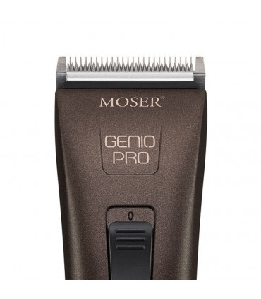 Moser Genio Pro Metallic Bruin & 2x Batterij Professionele fading tondeuse met uitwisselbare accu - 2