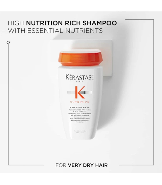 Kérastase Nutritive Bain Satin Riche 250ml  | Celini.nl