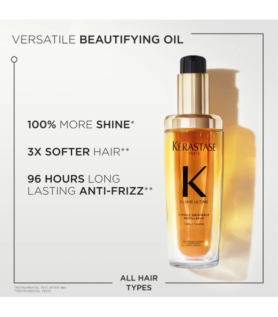 Kérastase Elixir Ultime Huile Originale Refillable 75ml  | Celini.nl