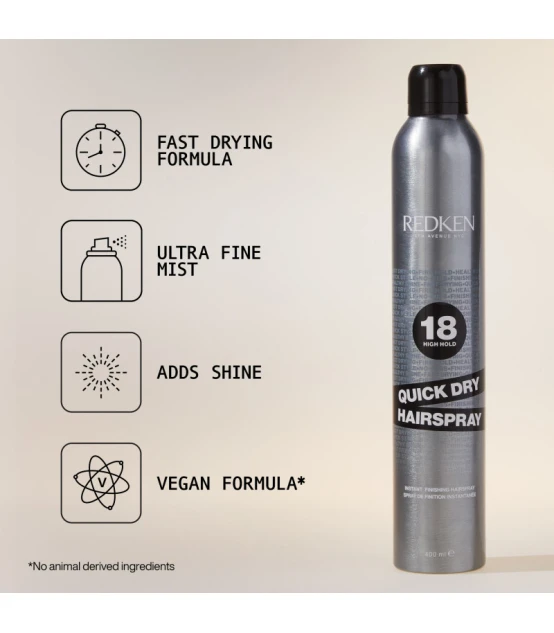 Redken Styling Quick Dry Hairspray 400ml  | Celini.nl