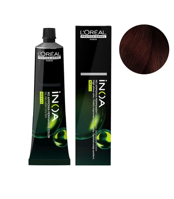 L'Oréal Professionnel Inoa 60gr 4.56 High Resist  | Celini.nl