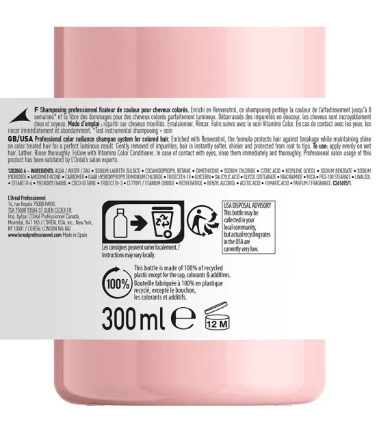 L'Oréal Professionnel Serie Expert Vitamino Color Shampoo 300ml  | ...