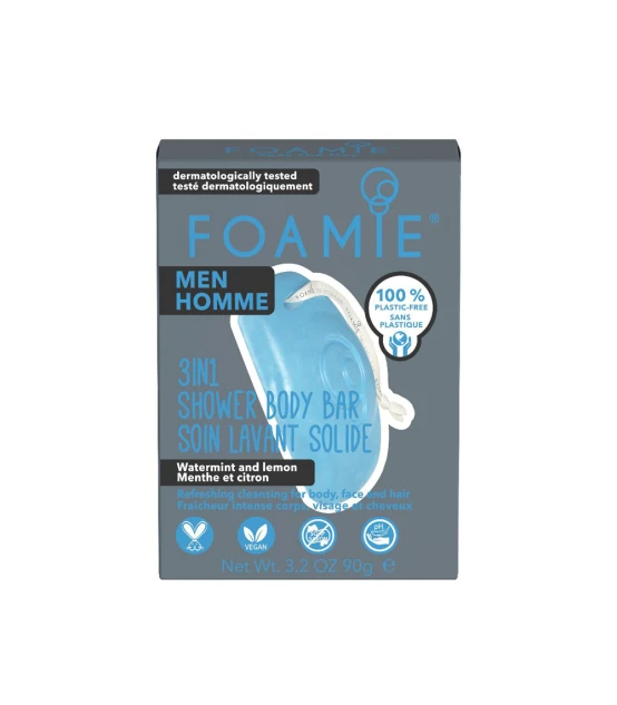 Foamie 3In1 Men Bar Ocean Breeze 80g  | Celini.nl