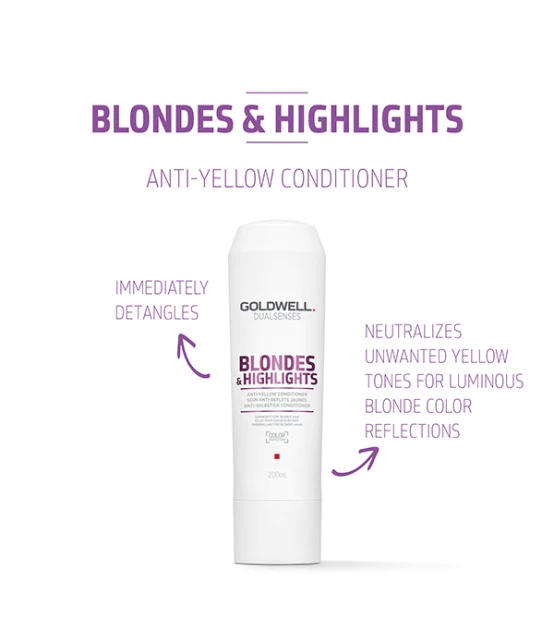 Goldwell Dualsenses Blondes & Highlights Anti-Yellow Conditioner 20...