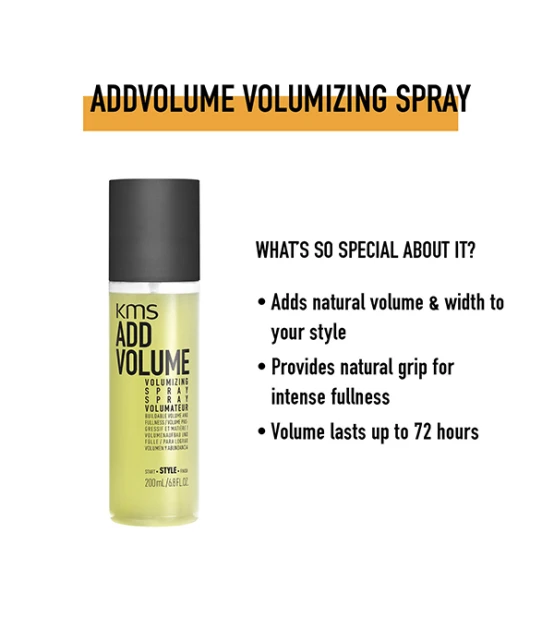 Kms Add Volume Volumizing Spray 200ml  | Celini.nl