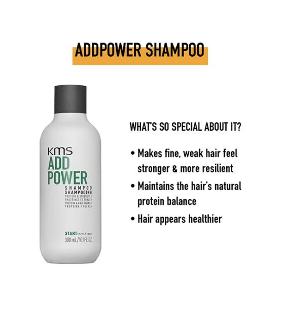 Kms Add Power Shampoo 300ml  | Celini.nl