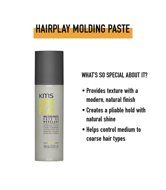 Kms Hair Play Molding Paste 100ml  | Celini.nl