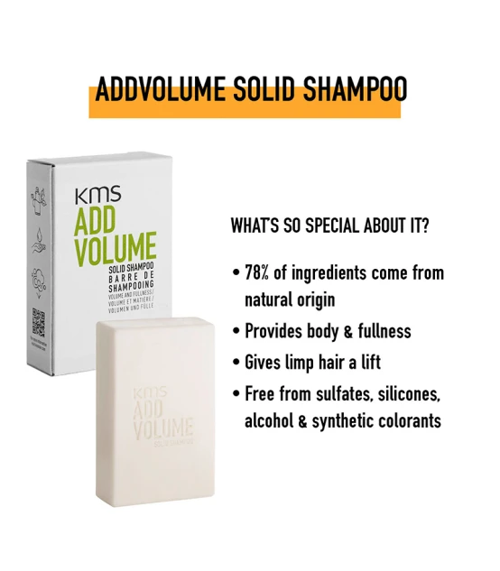 Kms Add Volume Solid Shampoo 75gr  | Celini.be