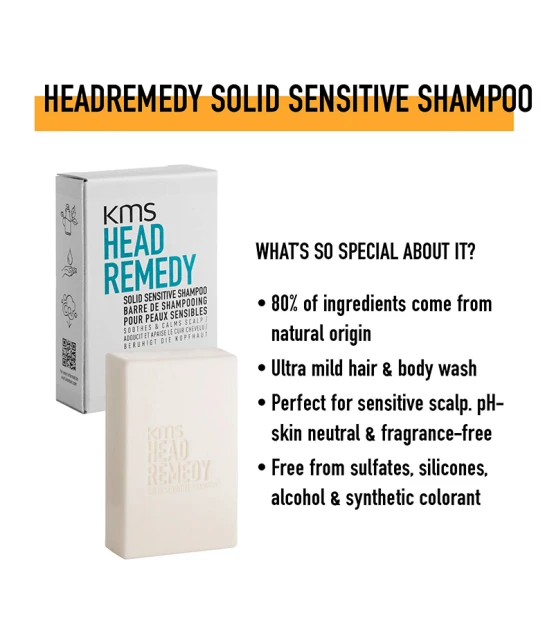 Kms Hair Remedy Solid Bar Shampoo75gr  | Celini.nl
