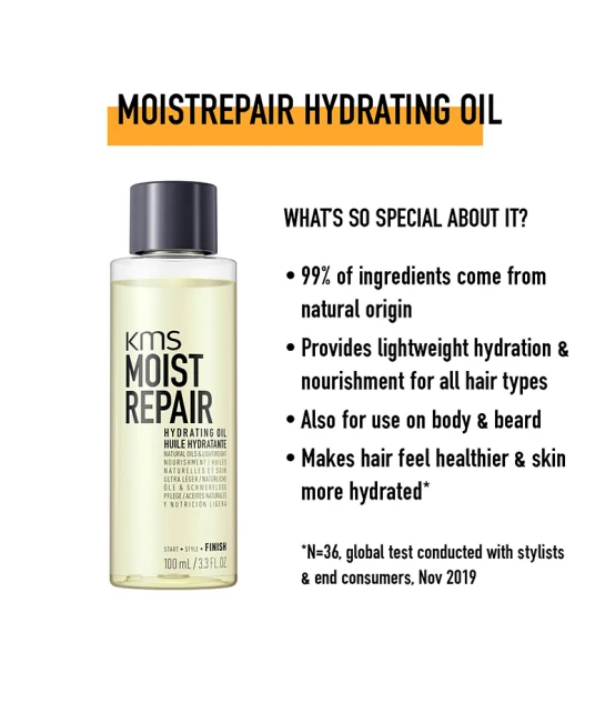 Kms Moist Repair Hydrating Oil 100ml  | Celini.nl