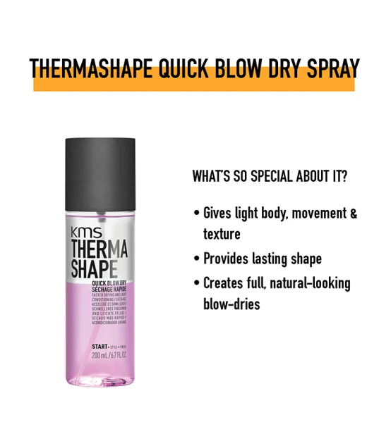Kms Therma Shape Quick Blow Dry 200ml  | Celini.nl