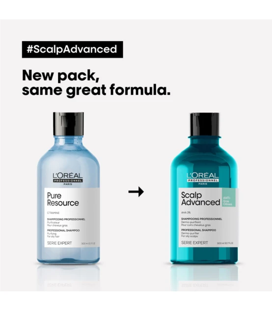 L'Oréal Professionnel Scalp Advanced Professionnal Shampoo Anti-Oil...
