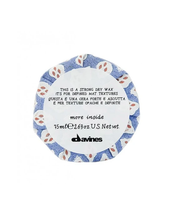 Davines MORE INSIDE Strong Dry Wax 75ml  | Celini.nl