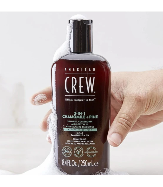 American Crew Chamomile + Pine 3-in-1 250ml  | Celini.be