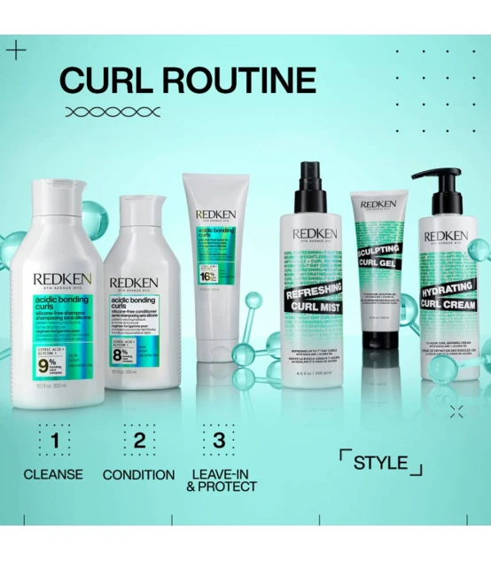 Redken Acidic Bonding Curls Silicone-Free Shampoo 300ml  | Celini.nl