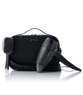 ghd Gift Set Travel Hair Dryer Flight en Mini Paddle Brush  | Celin...