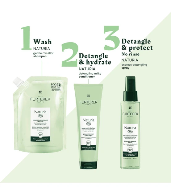 René Furterer Naturia Gentle Micellar Shampoo Refill 400ml  | Celin...