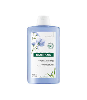 Klorane Shampoo met Bio Vlas 400ml  | Celini.nl