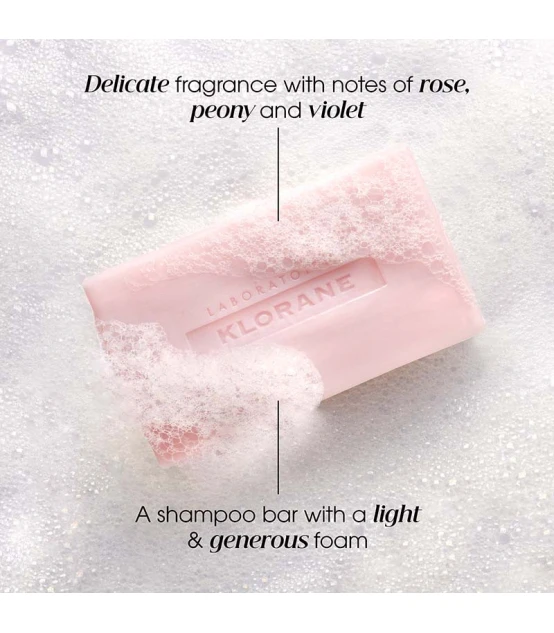 Klorane Shampoobar met Pioenroos 80g  | Celini.nl