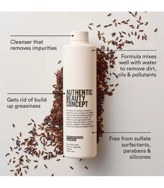 Authentic Beauty Concept Deep Cleansing Shampoo 300ml  | Celini.nl