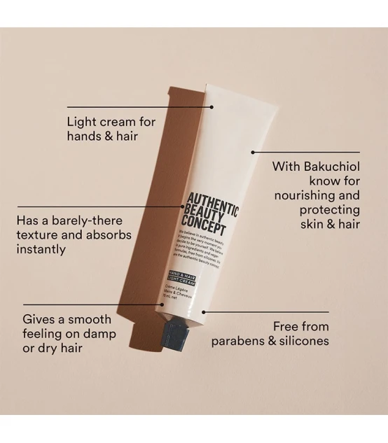 Authentic Beauty Concept Hand & Hair Light Cream 75ml  | Celini.nl