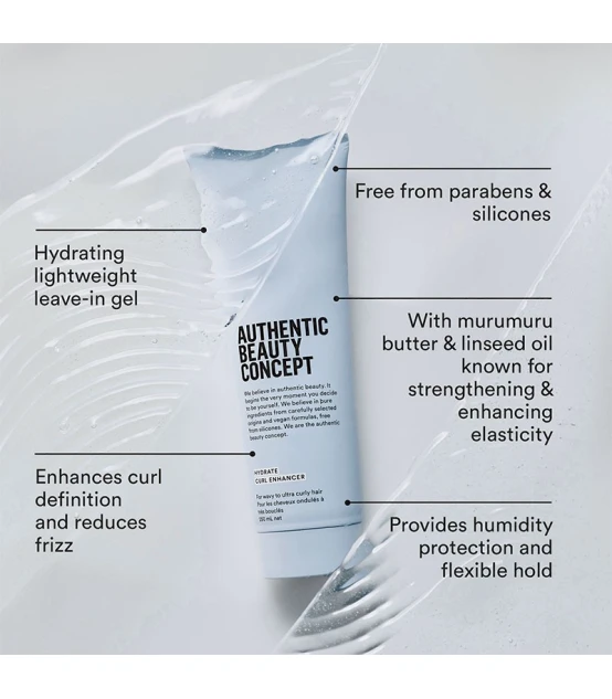 Authentic Beauty Concept Hydrate Curl Enhancer 250ml  | Celini.nl