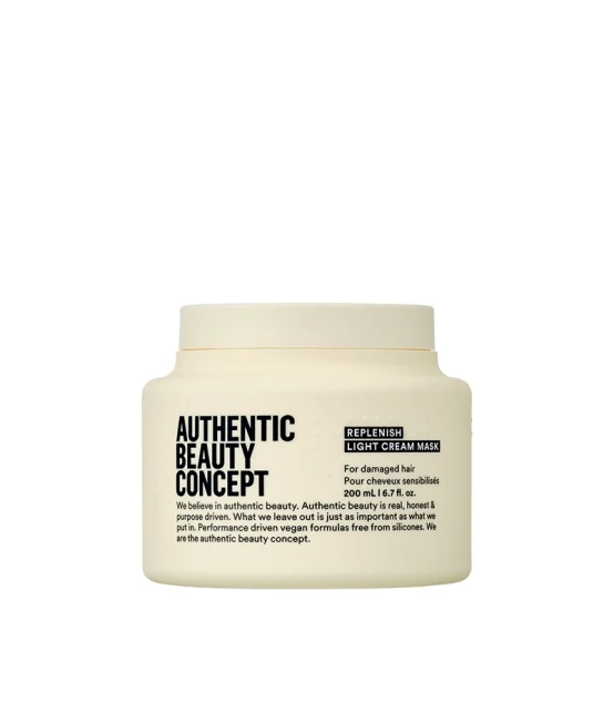 Authentic Beauty Concept Replenish Light Cream Mask 200ml  | Celini.nl